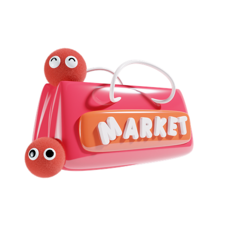 Market  3D Icon