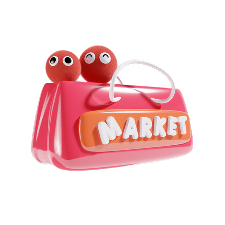 Market  3D Icon