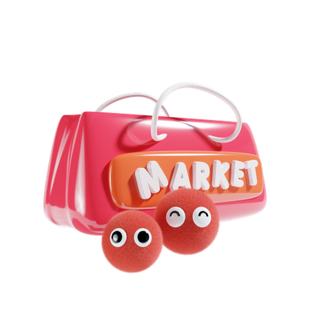 Market  3D Icon