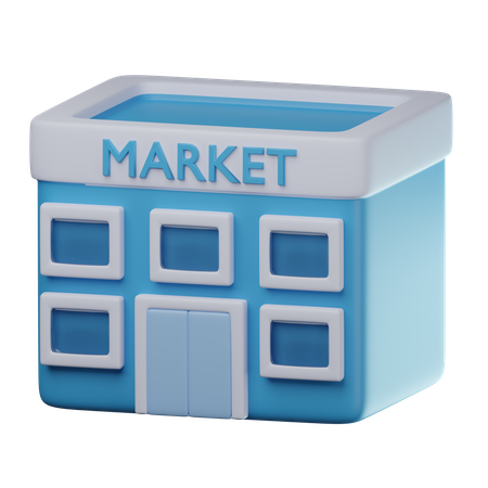 Market  3D Icon