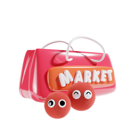Market  3D Icon