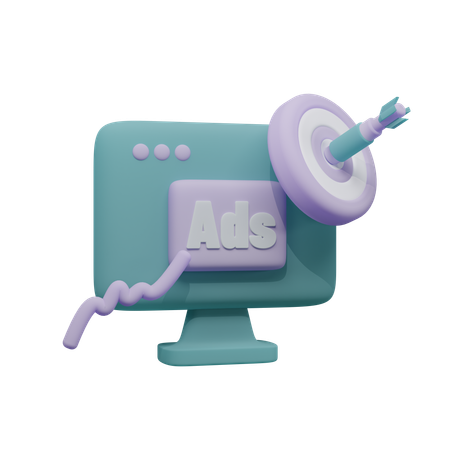 Market Advertising  3D Icon