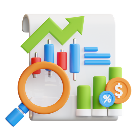 Market Analysis  3D Icon