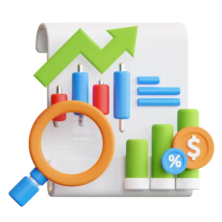 Market Analysis  3D Icon