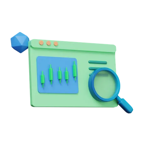 Market Analysis  3D Icon