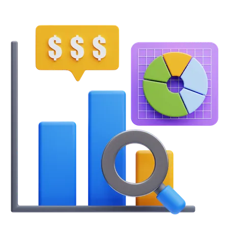 Market Analysis  3D Icon