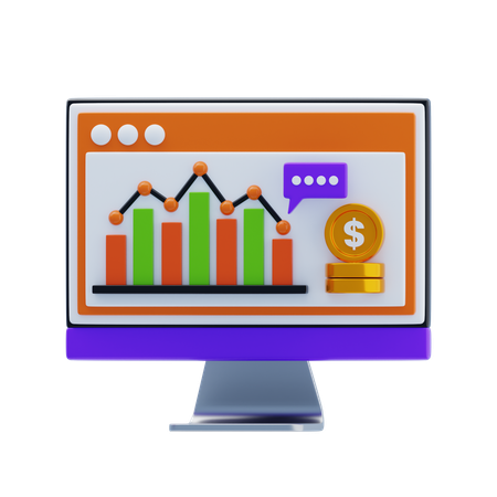 Market Analysis  3D Icon