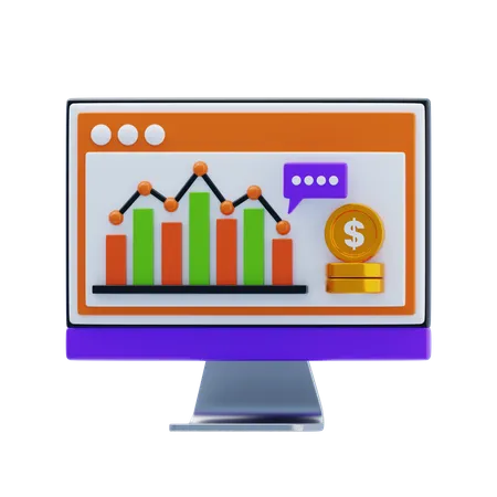 Market Analysis  3D Icon