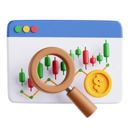 Market Analysis  3D Icon