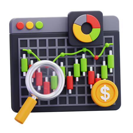 Market Analysis  3D Icon