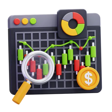 Market Analysis  3D Icon