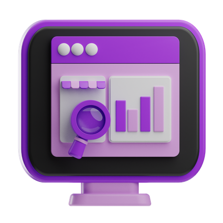 Market Analysis  3D Icon