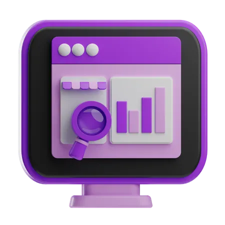 Market Analysis  3D Icon