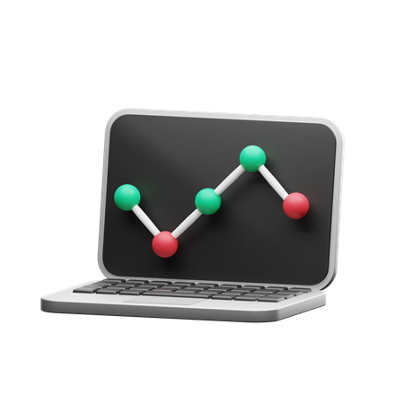 Market analysis  3D Illustration