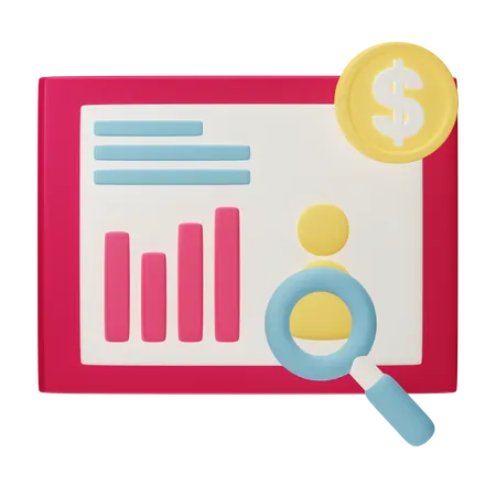 Market Analysis 3 D Business Analytic 3D Icon