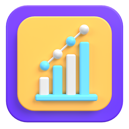 Market Analytics  3D Icon