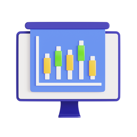 Market Analytics  3D Icon