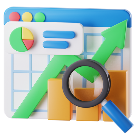 Market Analytics  3D Icon