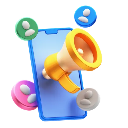 Market Audience  3D Icon