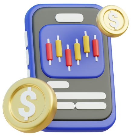 Market Data  3D Icon