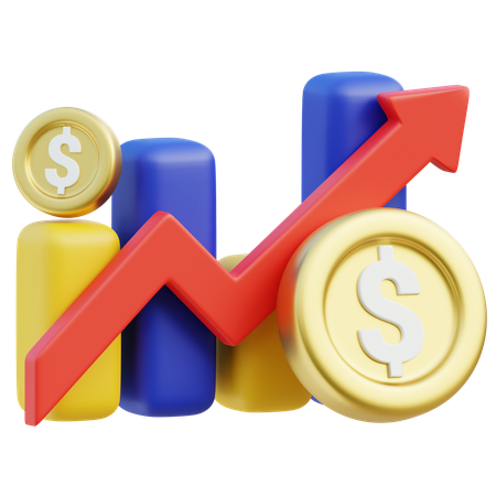 Market Data  3D Icon