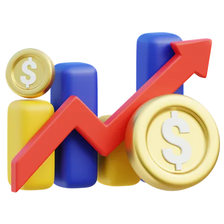 Market Data  3D Icon