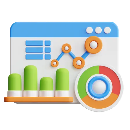 Market Diagram  3D Icon