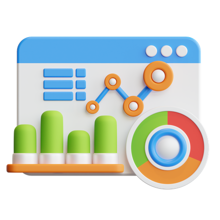 Market Diagram  3D Icon