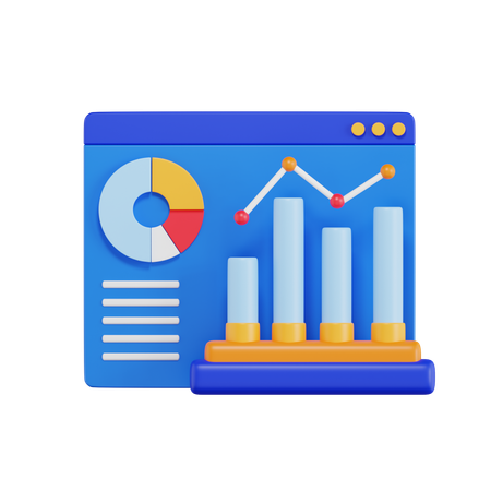 Market Diagram  3D Icon