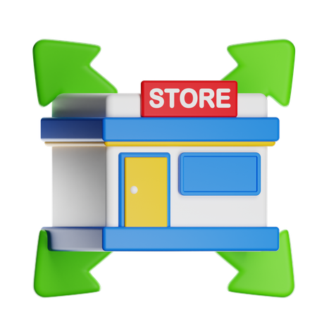 Market Expansion  3D Icon