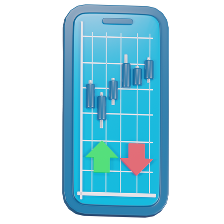 Market Fluctuation  3D Icon