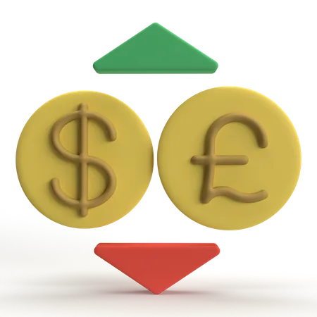 Market Fluctuation  3D Icon