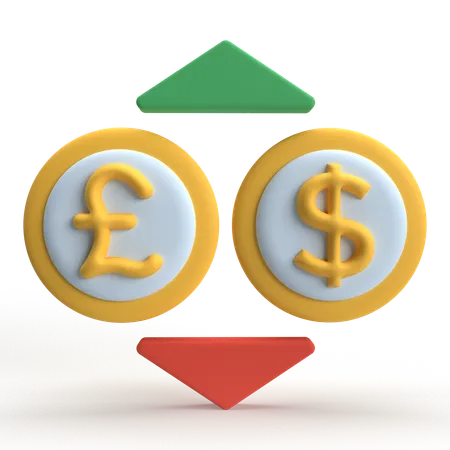 Market Fluctuation  3D Icon