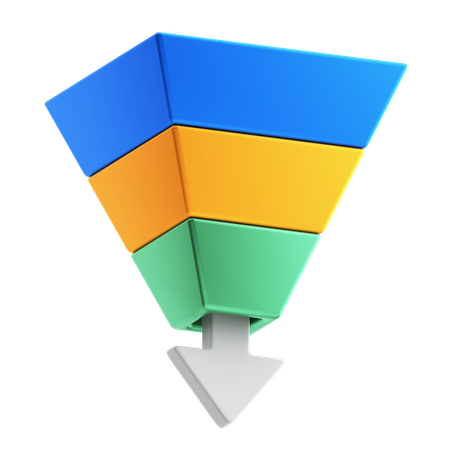 Market Funnel  3D Icon