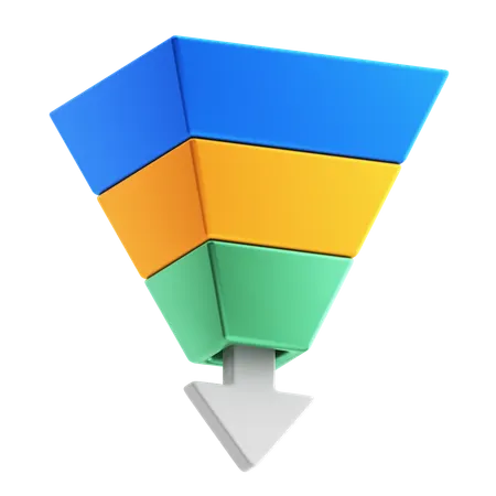 Market Funnel  3D Icon