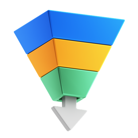 Market Funnel  3D Icon