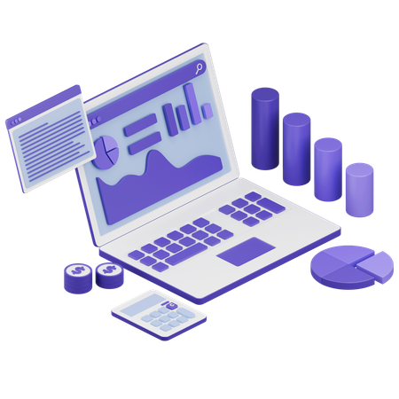 Market Investment  3D Icon