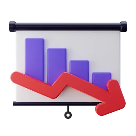 Market Loss  3D Icon