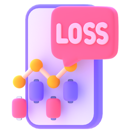 Loss  3D Icon