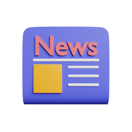 Market News  3D Icon
