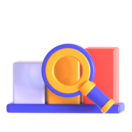 Market Research  3D Icon