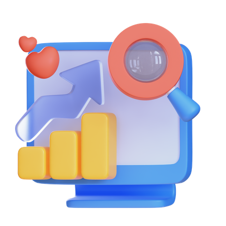 Market Research  3D Icon