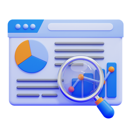 Market Research  3D Icon