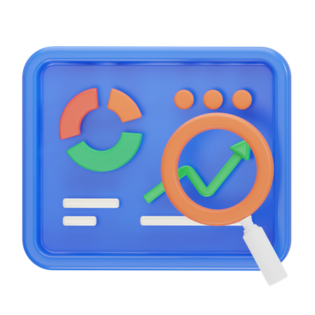 Market Research  3D Icon