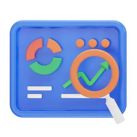 Market Research  3D Icon