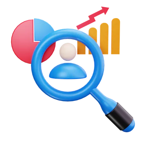 Market Research  3D Icon