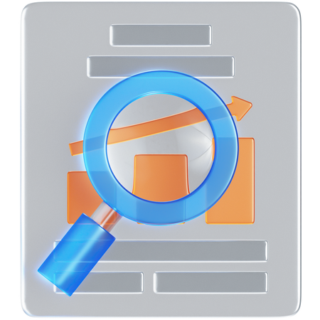 Market Research  3D Icon