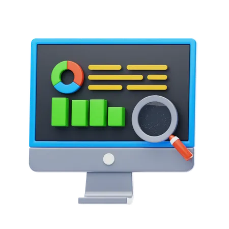 Market Research  3D Icon