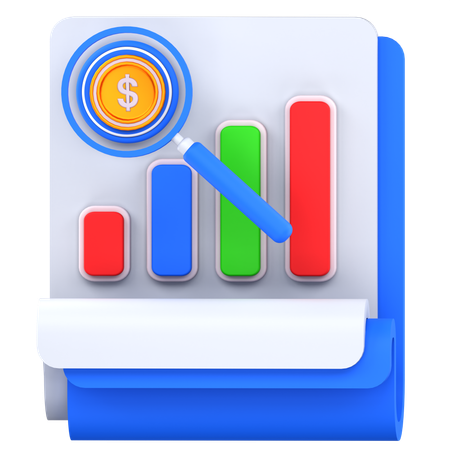 Market research  3D Icon