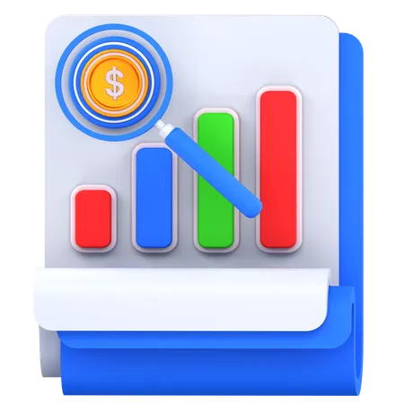 Market research  3D Icon